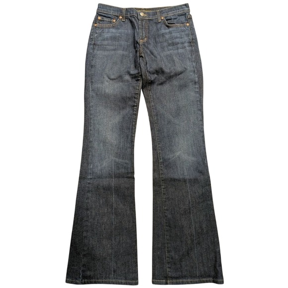 David Kahn Jeans Womens 4 Boot Cut Bootcut Boot Leg Premium denim Made‎ in USA - Picture 1 of 5